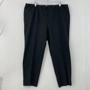 BASLER‎ size EU 48 Black Stretch Slim Leg Ankle Pants Office Career